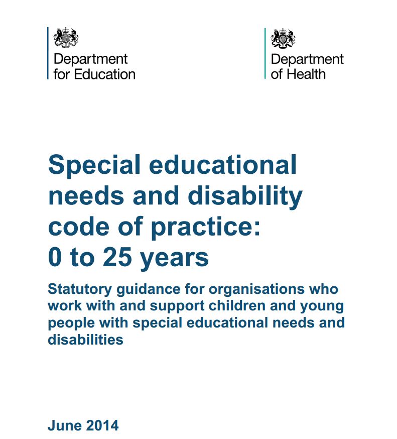 The final SEND Code of Practice was laid before Parliament on 11 June